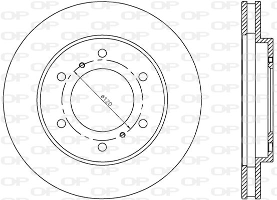 OPEN PARTS Jarrulevy BDR2414.20